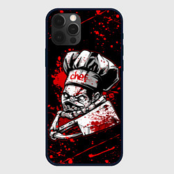 Чехол для iPhone 12 Pro DOTA 2 PUDGE, БРЫЗГИ КРАСОК, цвет: 3D-черный