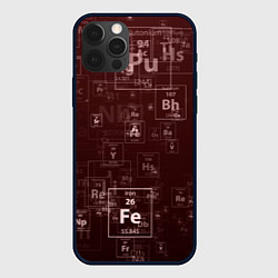 Чехол для iPhone 12 Pro Fe - Таблица Менделеева, цвет: 3D-черный