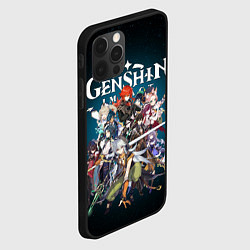 Чехол для iPhone 12 Pro GENSHIN IMPACT HEROES SPACE, цвет: 3D-черный — фото 2