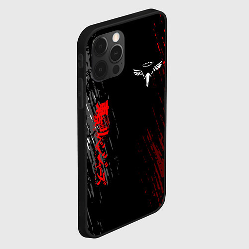 Чехол iPhone 12 Pro Токийские мстители Аниме Кайсуке / 3D-Черный – фото 2