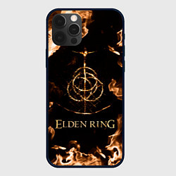 Чехол для iPhone 12 Pro Elden Ring Logo, цвет: 3D-черный