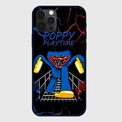 Чехол для iPhone 12 Pro Монстр Huggy Wuggy, цвет: 3D-черный