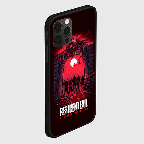 Чехол iPhone 12 Pro City under licker / 3D-Черный – фото 2