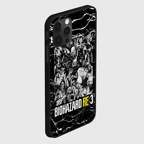 Чехол iPhone 12 Pro Biohazard re3 / 3D-Черный – фото 2