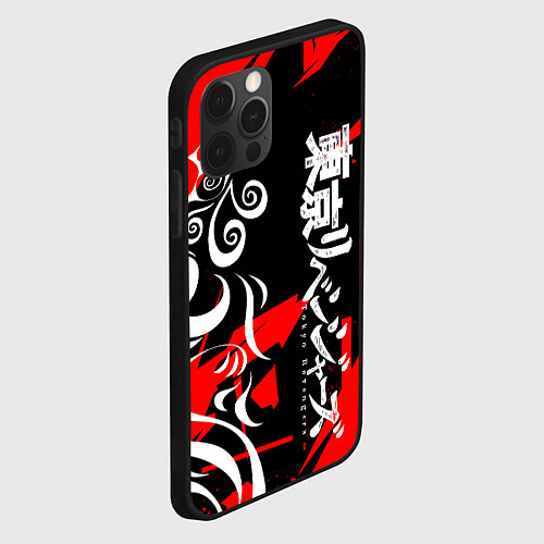 Чехол iPhone 12 Pro TOKYO REVENGERS ТОСВА RED VER / 3D-Черный – фото 2