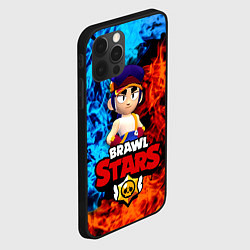 Чехол для iPhone 12 Pro ФЭНГ БРАВЛ СТАРС FANG BRAWL STARS ОГОНЬ, цвет: 3D-черный — фото 2