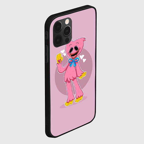 Чехол iPhone 12 Pro KISSY MISSY POPPY PLAYTIME ПОППИ ПЛЕЙТАЙМ КИССИ МИ / 3D-Черный – фото 2