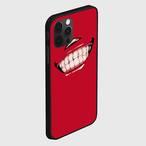 Чехол iPhone 12 Pro Sukunas Smile / 3D-Черный – фото 2