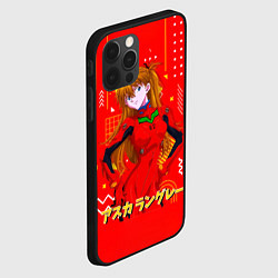 Чехол для iPhone 12 Pro Аска Лэнгли Сорью Evangelion, цвет: 3D-черный — фото 2