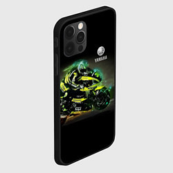 Чехол для iPhone 12 Pro YAMAHA - famous racing team!, цвет: 3D-черный — фото 2