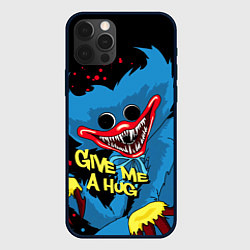 Чехол для iPhone 12 Pro Huggy Wuggy - Poppy Playtime, цвет: 3D-черный
