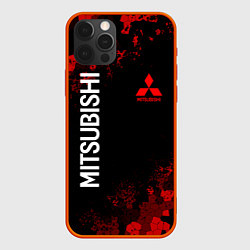 Чехол для iPhone 12 Pro MITSUBISHIC MILITARY GEOMETRY RED, цвет: 3D-красный