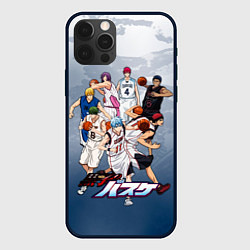 Чехол для iPhone 12 Pro Kuroko no Basket Баскетбол Куроко, цвет: 3D-черный