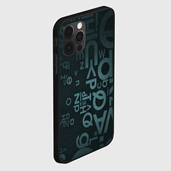 Чехол для iPhone 12 Pro Хаотичные мысли гения, цвет: 3D-черный — фото 2