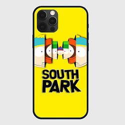Чехол для iPhone 12 Pro South Park - Южный парк персонажи, цвет: 3D-черный