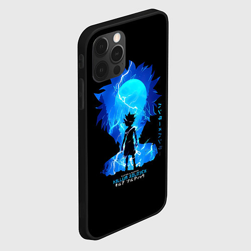 Чехол iPhone 12 Pro Hunter x Hunte - Killua Zoldyck / 3D-Черный – фото 2