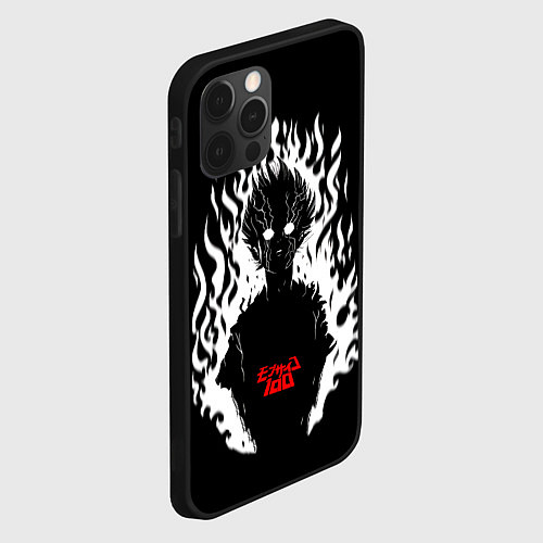 Чехол iPhone 12 Pro Демонический Кагеяма Mob Psycho 100 / 3D-Черный – фото 2