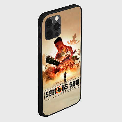 Чехол iPhone 12 Pro Серьёзные Сэмы / 3D-Черный – фото 2