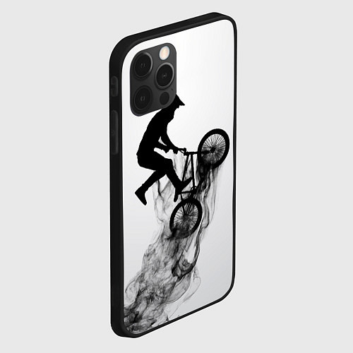 Чехол iPhone 12 Pro ВЕЛОСПОРТ BMX Racing / 3D-Черный – фото 2