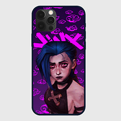 Чехол для iPhone 12 Pro League Of Legends ARCANE JINX НЕОН, цвет: 3D-черный