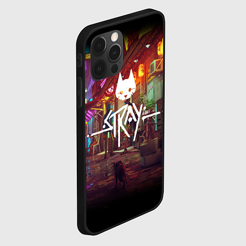 Чехол iPhone 12 Pro Stray: Poster / 3D-Черный – фото 2