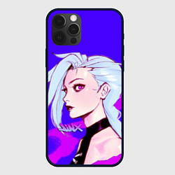 Чехол для iPhone 12 Pro League Of Legends Jinx неон, цвет: 3D-черный