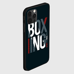 Чехол для iPhone 12 Pro Бокс - Boxing, цвет: 3D-черный — фото 2