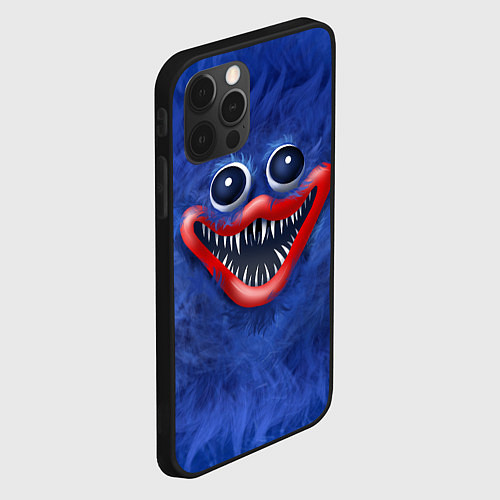 Чехол iPhone 12 Pro Smile Huggy Wuggy / 3D-Черный – фото 2