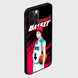 Чехол для iPhone 12 Pro Kuroko no Basuke, Akashi Seijuro Сейджуро Акаши, цвет: 3D-черный — фото 2