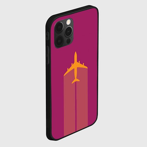 Чехол iPhone 12 Pro В Пурпурном Небе / 3D-Черный – фото 2