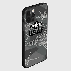 Чехол для iPhone 12 Pro U S Air force, цвет: 3D-черный — фото 2