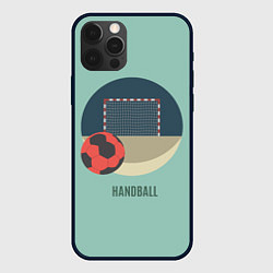 Чехол для iPhone 12 Pro Handball Спорт, цвет: 3D-черный