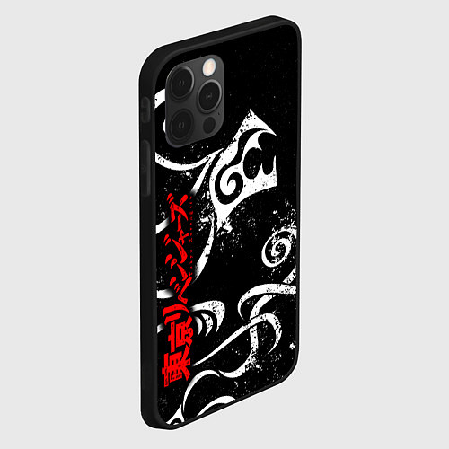 Чехол iPhone 12 Pro DRAKEN TATTOO WHITE ТОСВА / 3D-Черный – фото 2