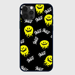 Чехол для iPhone 12 Pro SMILE smile граффити, цвет: 3D-черный