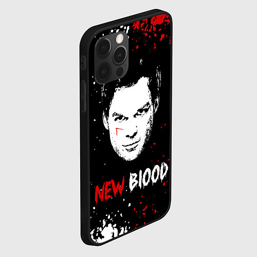 Чехол iPhone 12 Pro Декстер Новая Кровь Dexter New Blood / 3D-Черный – фото 2