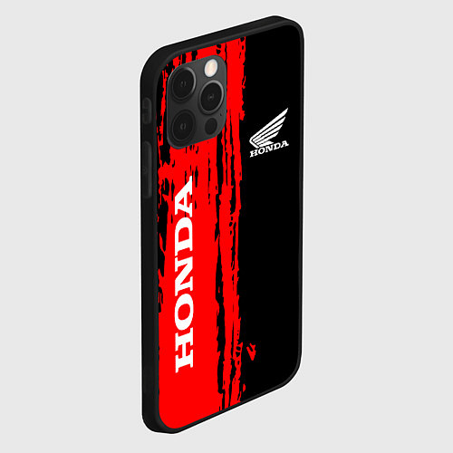 Чехол iPhone 12 Pro Honda марка авто / 3D-Черный – фото 2