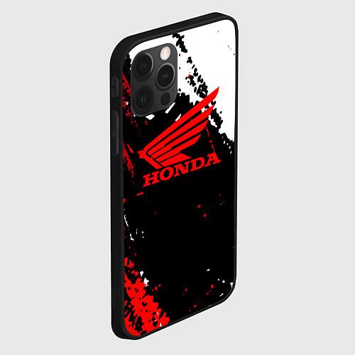 Чехол iPhone 12 Pro Honda Logo Auto / 3D-Черный – фото 2