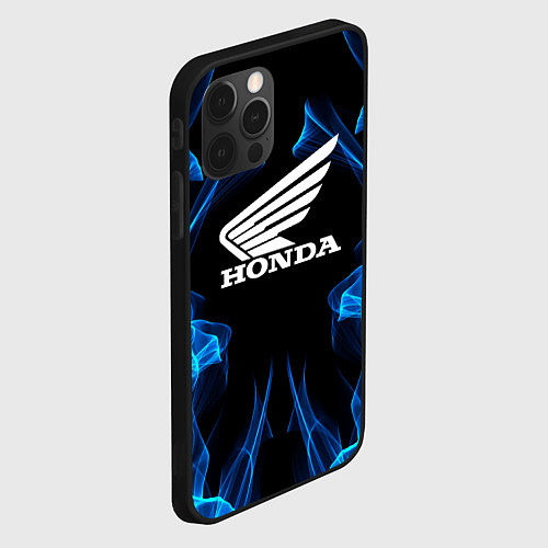 Чехол iPhone 12 Pro Honda Fire / 3D-Черный – фото 2