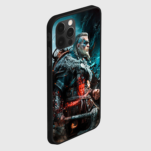 Чехол iPhone 12 Pro Викинги Вальхалла Vikings Valhalla n 1 / 3D-Черный – фото 2