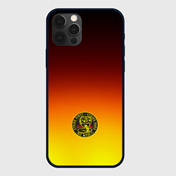 Чехол для iPhone 12 Pro Кобра Кай Cobra Kai Gadient, цвет: 3D-черный