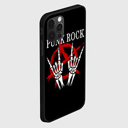 Чехол для iPhone 12 Pro Punk Rock Панки Хой, цвет: 3D-черный — фото 2