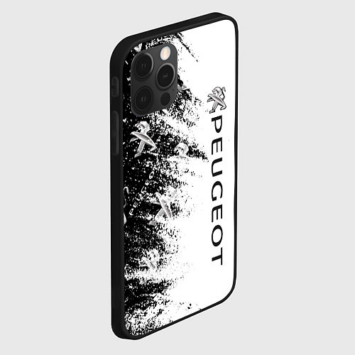 Чехол iPhone 12 Pro Peugeot Распылитель / 3D-Черный – фото 2