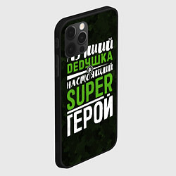 Чехол для iPhone 12 Pro Дедушка Super Герой, цвет: 3D-черный — фото 2