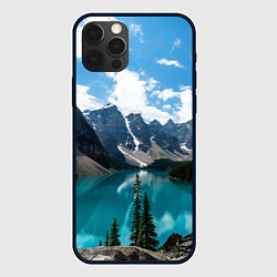 Чехол для iPhone 12 Pro КанадаБанф, цвет: 3D-черный