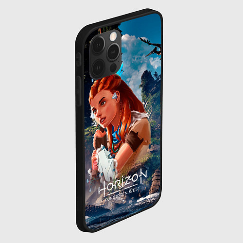 Чехол iPhone 12 Pro Aloy Horizon / 3D-Черный – фото 2