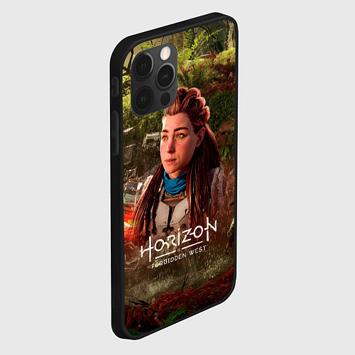 Чехол iPhone 12 Pro Horizon Forbidden West Aloy / 3D-Черный – фото 2