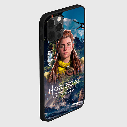 Чехол iPhone 12 Pro Horizon Aloy Элой / 3D-Черный – фото 2