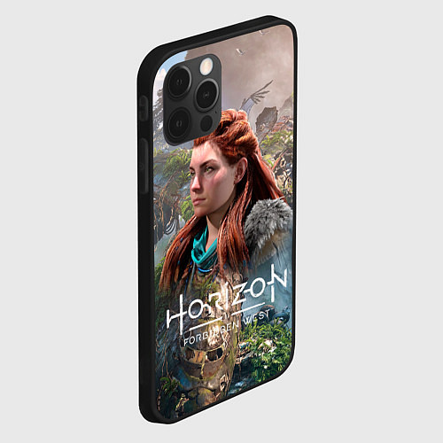 Чехол iPhone 12 Pro Охотница Элой / 3D-Черный – фото 2