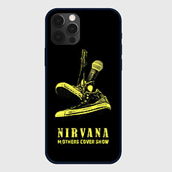 Чехол для iPhone 12 Pro Nirvana Нирвана, цвет: 3D-черный