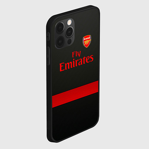 Чехол iPhone 12 Pro Arsenal fc / 3D-Черный – фото 2